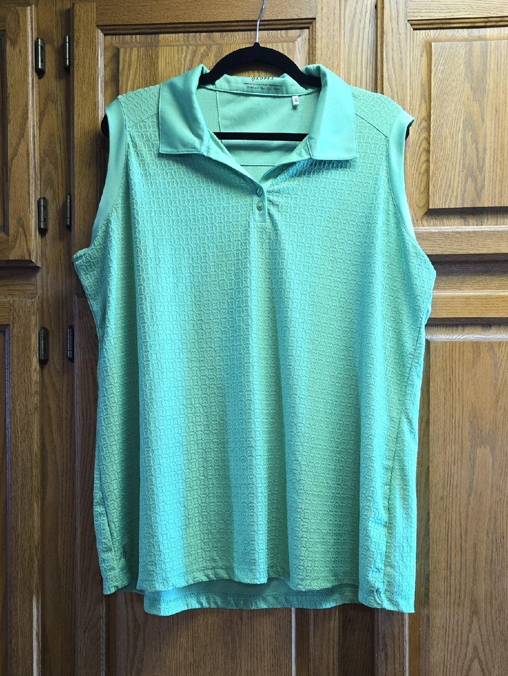 Lopez DeluxDri Shirt Green 2xl Womens Sleeveless Moisture Wicking Stylish Golf